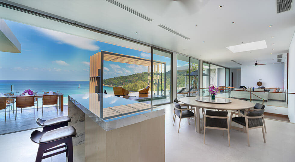 Malaiwana Penthouse - Living spaces - luxury apartments for sale in phuket - declan rowland